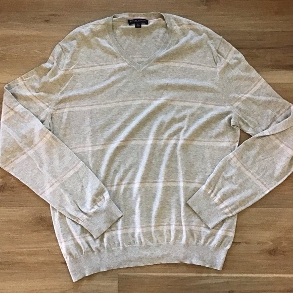 Banana Republic Silk Blend VNECK Sweater XL - Picture 1 of 5